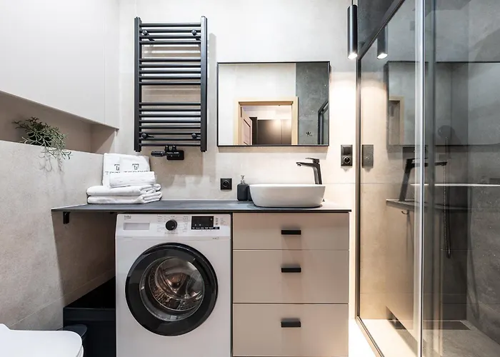 公寓 Tespis - Zabrska 15 Next To Global Office Park 卡托维兹